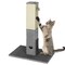 31" Tall Cat Scratching Post Claw Scratcher with Sisal Rope and 2 plush Ball